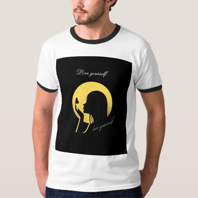 "Liebe selber Thema T - Shirt" T-Shirt (Vorderseite)