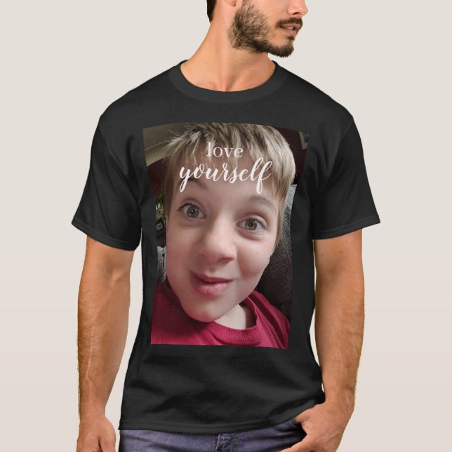 Liebe selbst, Funny Face T-Shirt (Vorderseite)