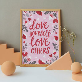 Liebe selbst, Liebe Andere Valentinstag Poster