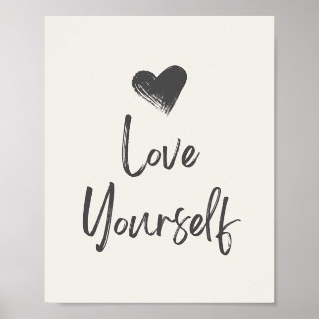 Liebe selbst Poster (Vorne)