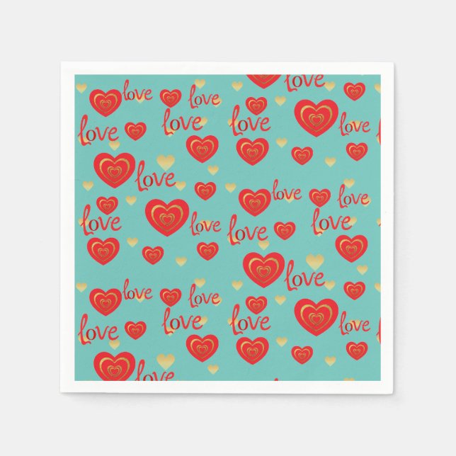 Liebe Serviette (Vorderseite)