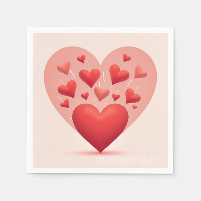 Liebe Serviette (Vorderseite)