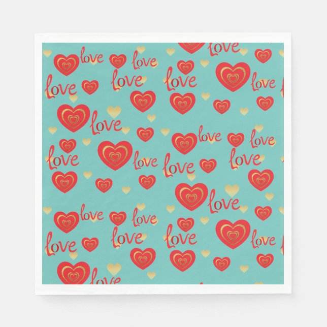 Liebe Serviette (Vorderseite)