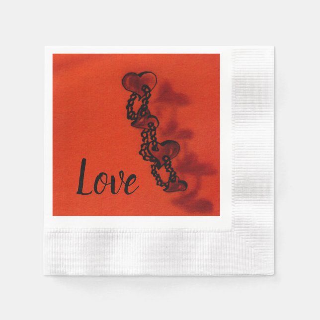 Liebe Serviette (Vorderseite)