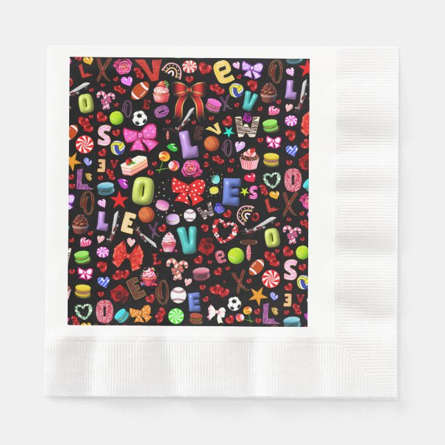 Liebe Serviette (Vorderseite)