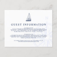 Liebe Set Sail Nautical Sailboat Hochzeitsgästen I
