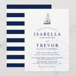 Liebe Set Segel Nautic Hochzeit Einladung