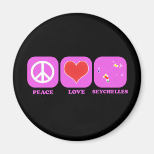 Liebe Seychellen Magnet