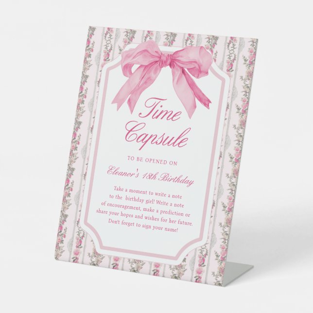 Liebe Shack Extravagant 1 Geburtstag Kapseluntersc Sockelschild (Vorderseite)