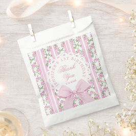Liebe Shack Extravagant eine florale Coquette Bow Geschenktütchen