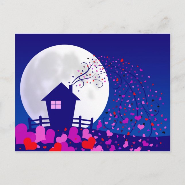 Liebe-Shack-Postkarte Postkarte (Vorderseite)