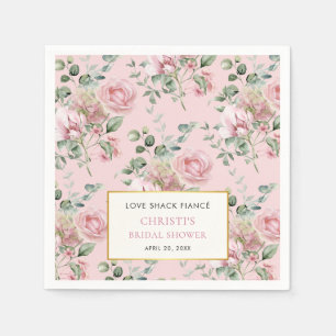 Liebe Shack Verlobte Garden Party Brautparty Serviette