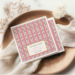 Liebe Shack Verlobte Garden Tea Party Brautparty Serviette