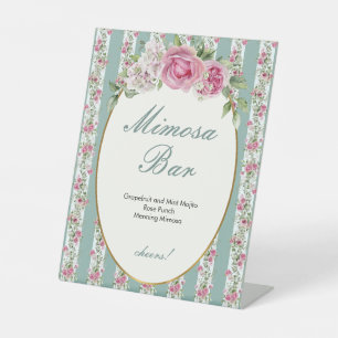 Liebe Shack Verlobte Mimosa Bar Brautparty Sockelschild