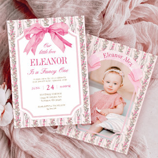 Liebe Shack Vintag Extravagant EIN Mädchen Geburts Einladung