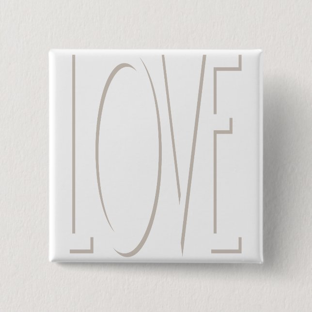 LIEBE Shadow Button (Vorderseite)