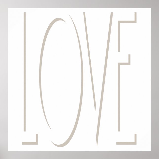 LIEBE Shadow Poster (Vorne)