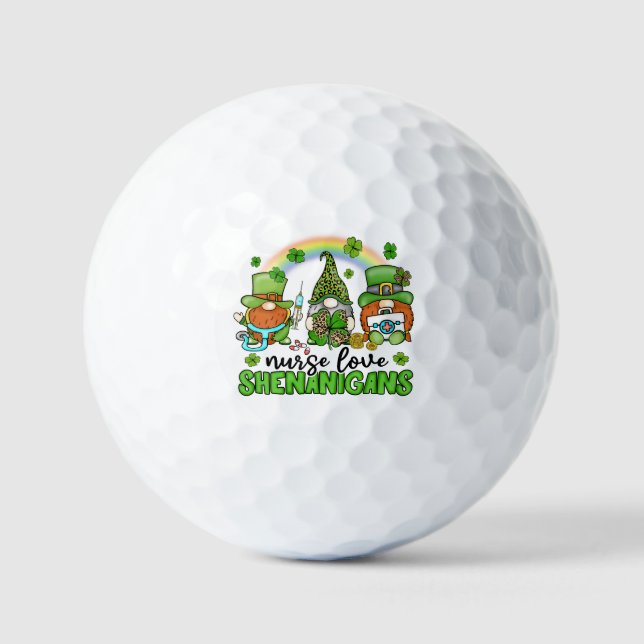 Liebe Shenanigans St. Patrick's Golfball (Vorderseite)