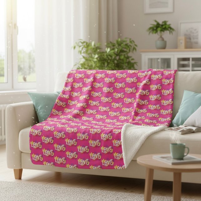 LIEBE Sherpa Blanket Sherpadecke (Von Creator hochgeladen)