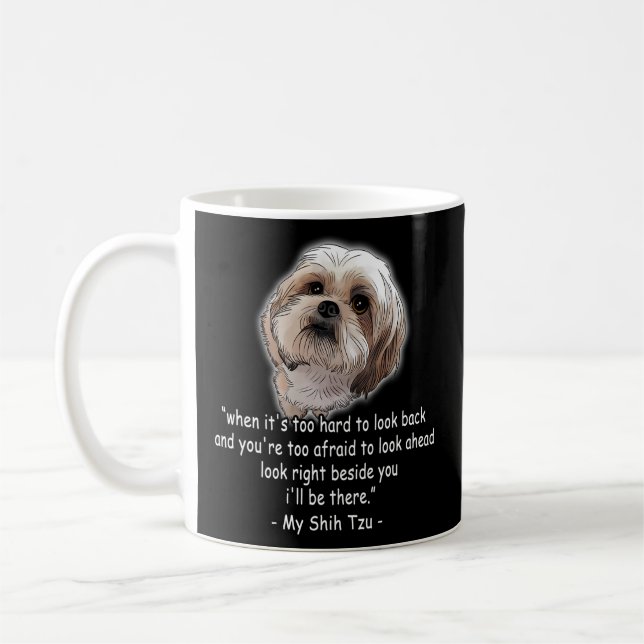 Liebe Shih Tzu für Kaffeetasse (Links)