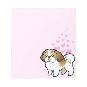 Liebe Shih Tzu (Welpe geschnitten) Notizblock