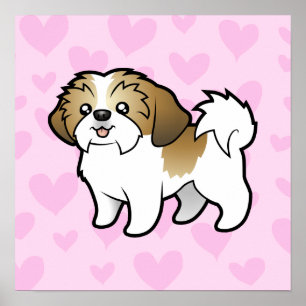 Liebe Shih Tzu (Welpe geschnitten) Poster