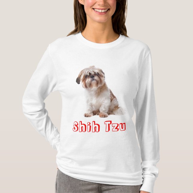 Liebe Shih Tzu Welpe Hund Das Hemd T-Shirt (Vorderseite)