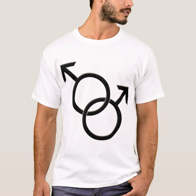 Liebe-Shirts der Gleich-Sex der Gay T-Shirt (Vorderseite)