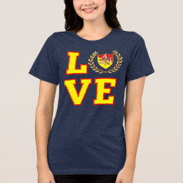LIEBE Sicily Sicilian Trinacria Tri-Blend Shirt
