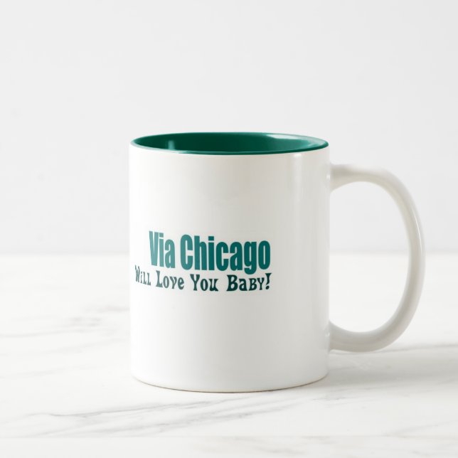 Liebe Sie Baby-Tasse Zweifarbige Tasse (Rechts)