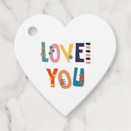 Liebe Sie bevorzugen Tag Geschenkanhänger