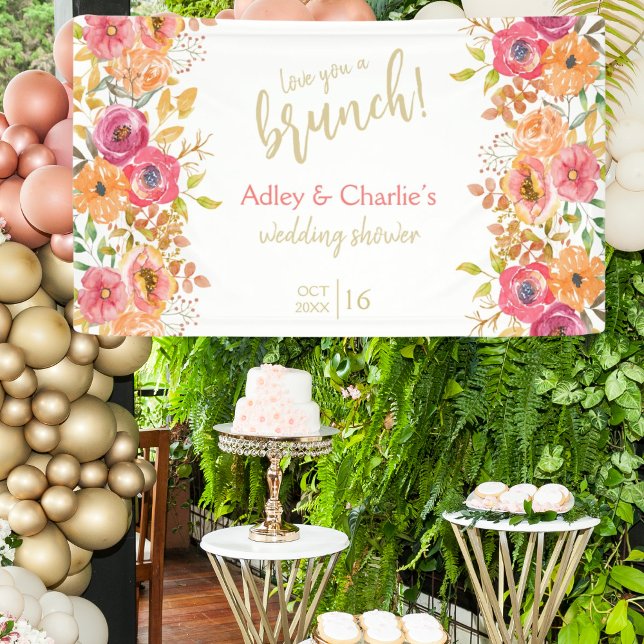 Liebe Sie eine Brunch Fall Blumenzange oder Dusche Banner (Von Creator hochgeladen)