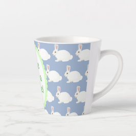 Liebe Sie eine Latte White Bunny Latte Tasse