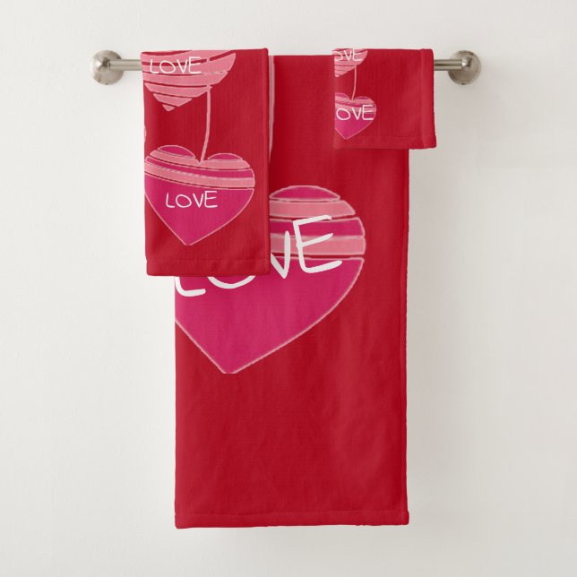 Liebe Sie Geschenkkollektion Badhandtuch Set (Insitu)