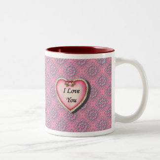 Liebe Sie Herzen Zweifarbige Tasse