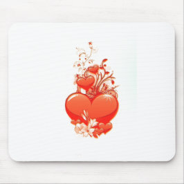 Liebe Sie Herzvalentine Romantische Liebe Mousepad