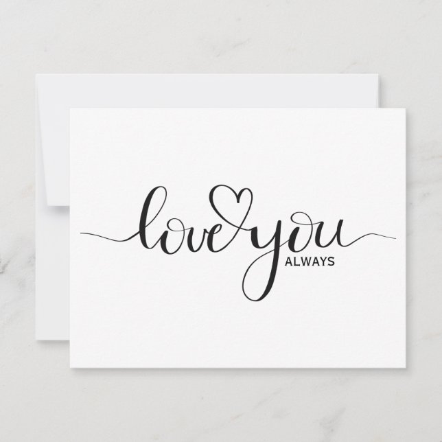 Liebe Sie immer Jubiläum Valentinstag (Vorderseite)