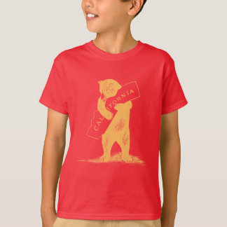 Liebe Sie Kalifornien--Rot und Gold T-Shirt