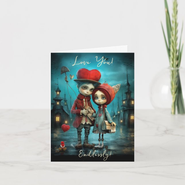 Liebe-Sie-Karte Dankeskarte (Vorderseite)