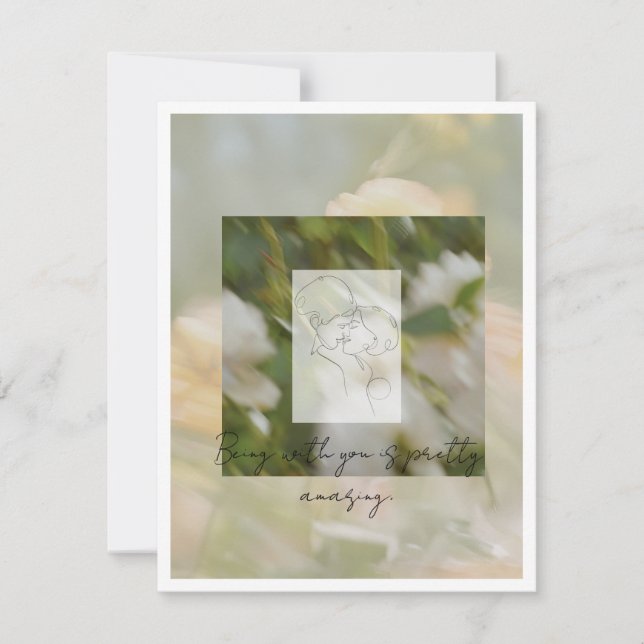 Liebe-Sie-Karte Dankeskarte (Vorderseite)