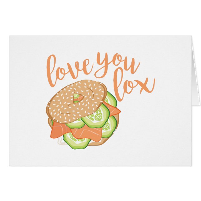 Liebe Sie Lachs (Vorderseite (Horizontal))