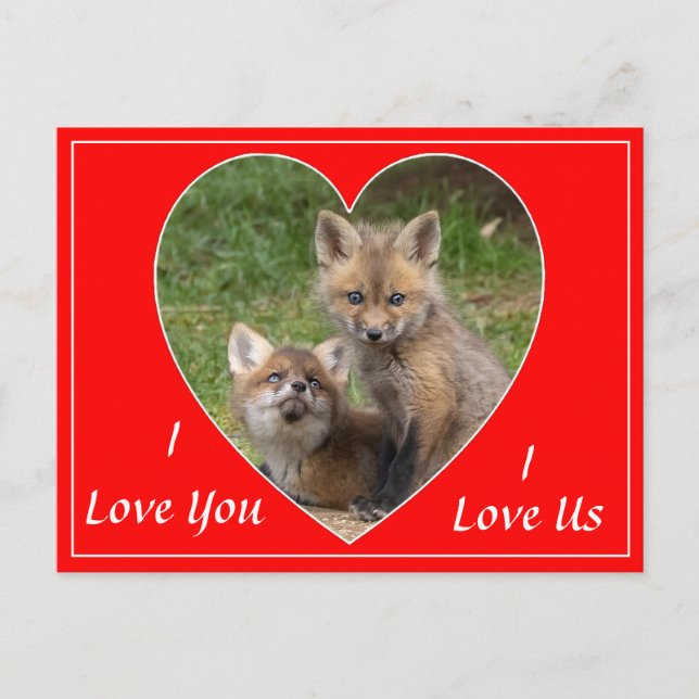 Liebe Sie, Liebe Valentine Postkarte (Vorderseite)