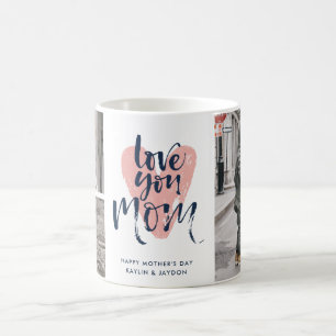 Liebe Sie Mama Drei Fotosammlungen Kaffeetasse