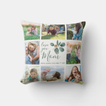 Liebe Sie Mama Familienfoto Collage Eukalyptus