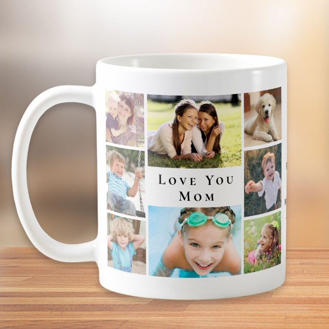 Liebe Sie Mama FotoCollage Kaffeetasse (Von Creator hochgeladen)