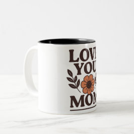 Liebe Sie Mama Geschenk Zweifarbige Tasse