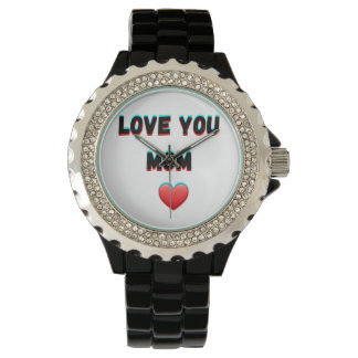 Liebe Sie Mama - Handgeschriebene Herzleistungstyp Armbanduhr