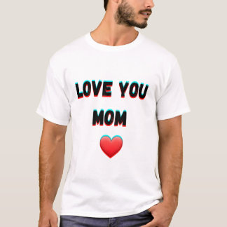 Liebe Sie Mama - Handgeschriebene Herzleistungstyp T-Shirt