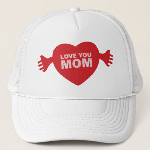 Liebe Sie Mama Herz Truckerkappe