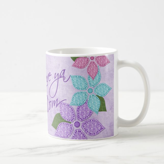 Liebe Sie Mama Kaffeetasse (Rechts)